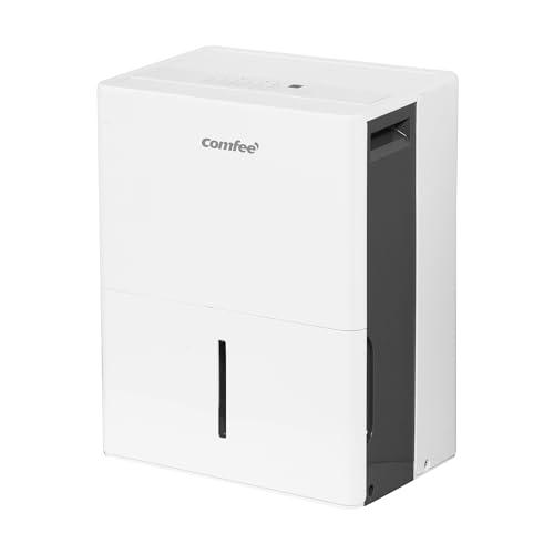 COMFEE' Deumidificatore 30L/giorno, Deumidificatore casa muffa adatto fino a 73㎡,Tanica da 3L, Ruote Piroettanti, Modalità Asciugatuta, Ridotta Rumorosità, MDDPE-30DEN7