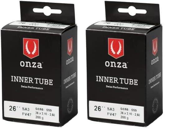Onza Camera d'Aria MTB SA3-0.9 mm, Unisex Adulto, Nero, 29x2,10-2,60