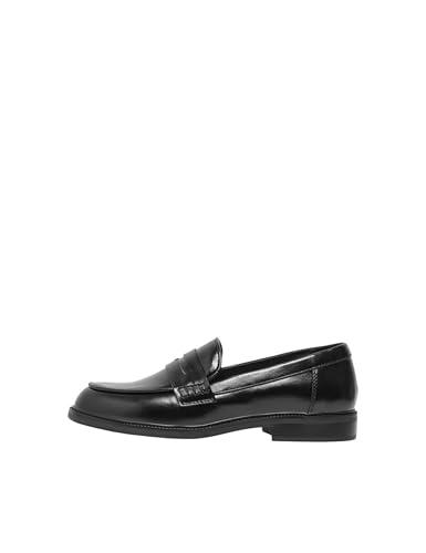 ONLY Onllux-1 Pu Loafer Noos, Mocassino Donna, Nero, 40 EU