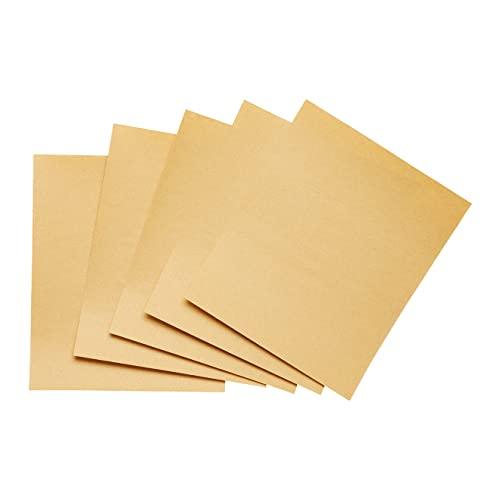 Fit For The Job 5 fogli grandi formato A4 Carta vetrata di qualità fine per levigare legno, mobili, metallo, intonaco per lavori di bricolage, decorazioni e altro ancora, 11 x 9 pollici