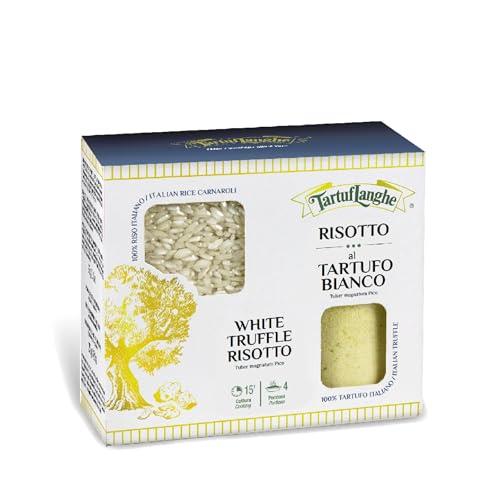 Tartuflanghe - Risotto al Tartufo Bianco - 250 g di Riso Carnaroli e 60 g di Condimento al Tartufo
