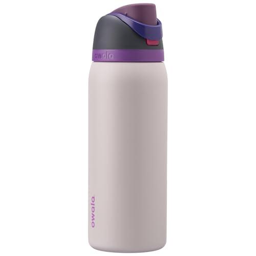 Owala FreeSip Borraccia Termica Acciaio Inox con Cannuccia, 945 ml – Bottiglia Termica Isolata per Sport e Viaggio, Senza Perdite, Senza BPA, Dreamy Field
