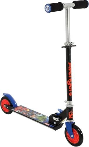 The Avengers Folding Inline Scooter, Multi-coloured,58cm x 30cm x 80cm