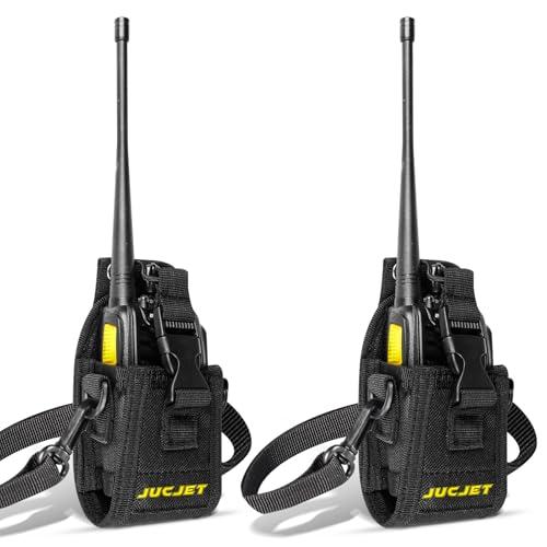 JUCJET Radio Holster Walkie Talkie, Radio Holster Pouch Molle Pouch Tactical Walkie Talkie Pouch Radio Holster Pouch per varie radio (1 pezzo)