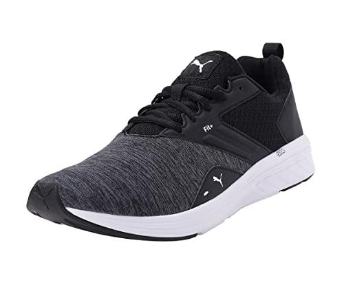 PUMA Unisex NRGY Comet Running Shoes, Puma Black-Puma White, 46 EU