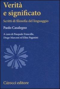 Verità e significato. Scritti di filosofia del linguaggio