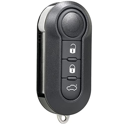 GUSCIO CHIAVE 3 TASTI COMPATIBILE CON FIAT MODELLI GRANDE PUNTO FIAT 500 PANDA PUNTO BRAVO STILE DUCATO CHIAVE AUTO CHIAVE CON