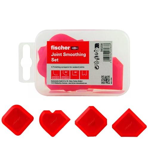 Fischer Set Spatole per Silicone per una Applicazione e Stesura Elegante e Professionale, 563238