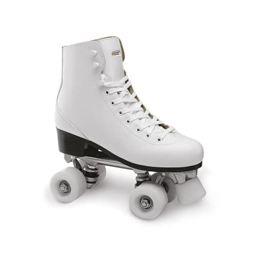 Roces RC2 ClassicCut Roller Pattini a rotelle/Pattinaggio Artistico, Unisex, RC2 Classicroller, Bianco, 38