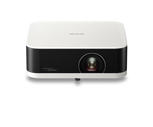 Epson Lifestudio Pop EF-61W Bianco diamante Proiettore smart portatile, Sound by Bose, Google TV, Full HD, utilizzo interno/esterno, garanzia di 5 anni*