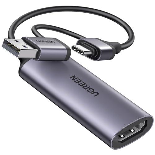 UGREEN HDMI Video Capture 4K 1080P HD 60FPS Ingresso USB C Scheda di Acquisizione per Streaming Gaming OBS Compatibile con PC Switch PS5 Xbox MacBook iPad Camera