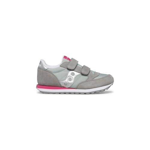 Saucony Originals Jazz Double HL, Scarpe da Ginnastica, Grey/Silver/Pink, 43 EU