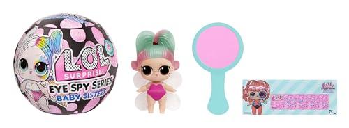 L.O.L. Surprise! Eye Spy Series Baby Sisters: Include 1 Bambola, Confezione Cieca, Cambio Colore, Sorprese da Svelare, Abiti e Accessori. Colleziona Tutte le 8 Bambole