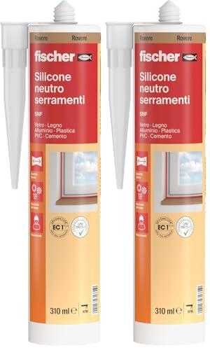 Fischer Silicone Sigillante Neutro SNF 310 GR a Basso Modulo