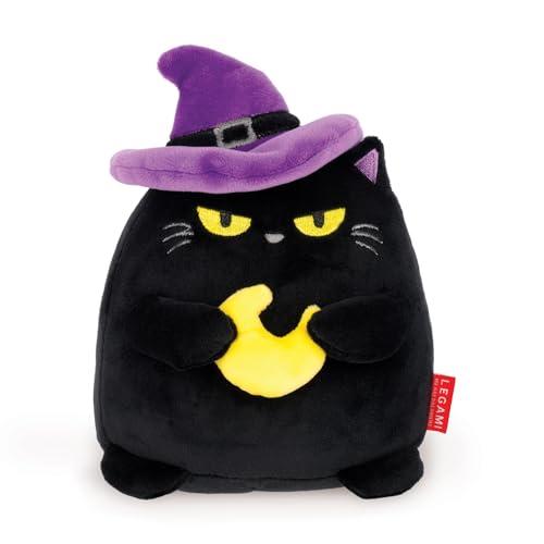 Legami - Peluche Plush Super Soft Halloween!,Tema Kitty, Formato Mini, Sta in Piedi da Solo, Con Carta d'identità, Idea Regalo, 14 x 17 cm