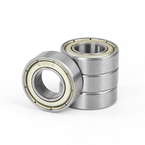 4 Pezzi 688ZZ Cuscinetti a Sfera 8x16x5mm Doppia Protezione Metallica, Acciaio Cromato, Pre-Lubrificati, 688-2Z Cuscinetto Radiale a Sfere in Miniatura per Pattini, Skateboard, Longboard, Scooter