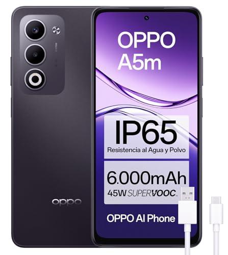 OPPO A5m Smartphone Libero con IA, 8GB RAM + 256GB, Schermo 6.67