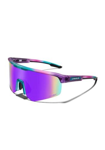 D.Franklin D. Franklin Occhiali da sole unisex con lenti con protezione UV - Modello hurricane