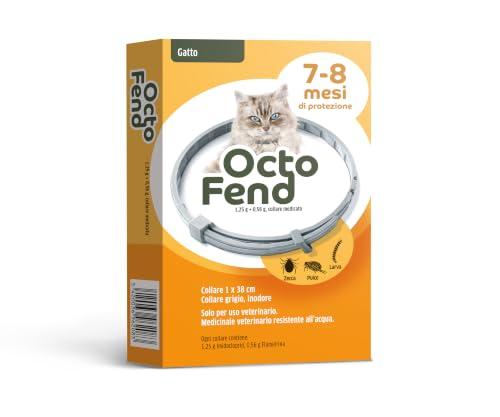 ELANCO | OctoFend collare antiparassitario per gatti, 38 cm, 7-8 mesi di protezione da zecche, pulci, pidocchi, larve e Leishmaniosi