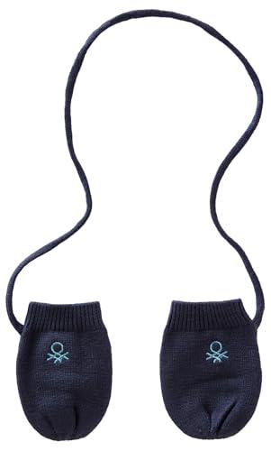United Colors of Benetton 60LQAG007 Guanti e manopole, Blu, 74 Unisex-Bimbi
