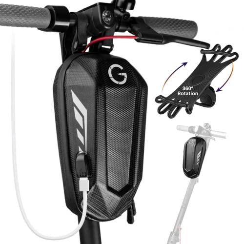 GRINADA® Borsa Monopattino Elettrico Con USB 2l 3l Accessori Monopattino Borsello Zaino Portaoggetti Marsupio Compatibile Con Monopattino Elettrico Xiaomi Ninebot Ducati Kickscooter Front Bag