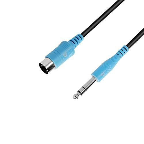 Adam Hall Cables 3 STAR BV MIDI 0090 - Cavo TRS/MIDI jack TRS x MIDI 5 poli | 0,9 m