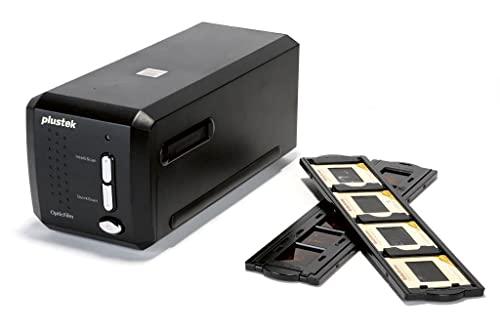 Plustek OpticFilm 8200i AI - Scanner per pellicole e diapositive da 35 mm, Target di calibrazione IT 8 + SilverFast Ai Studio 8, risoluzione 7200 dpi, 64Bit HDRi, Mac & PC
