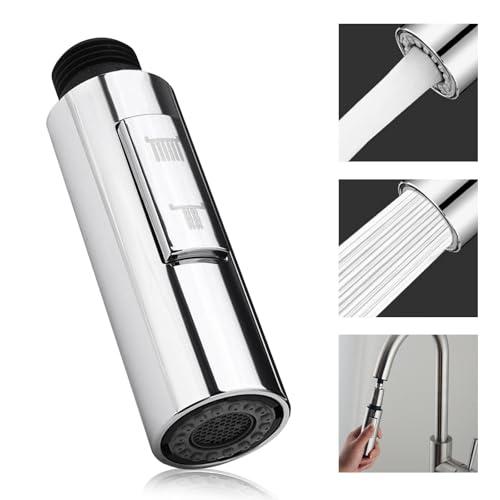 LURNODY 2 Modalità Doccetta per Lavandino Estraibile Ricambio, G1/2 Ricambio Del Rubinetto di Cucina, Adatto per Lavello da Cucina e Rubinetto per Doccia Estraibile con Finitura Cromata