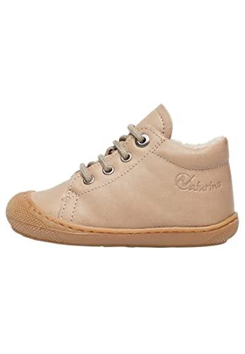 Naturino Scarpine Primi Passi in Nappa con Fodera in Lana, Beige 22