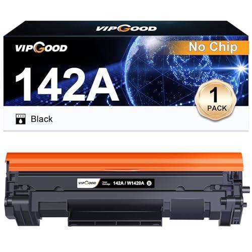 VIPGOOD 142A Toner Compatibile per HP 142A 142X W1420A W1420X Cartucce di Toner per Laserjet Pro M110w M110 M110we MFP M140w M140 M140we M139we M139w M139 (1 Nero, Senza Chip)