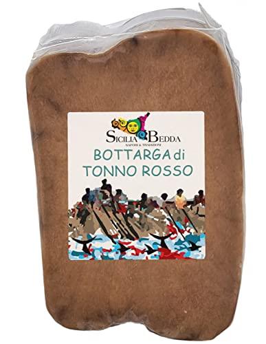 Sicilia Bedda - Bottarga di Tonno Rosso del Mediterraneo - Prodotta nelle Tonnare Trapanesi - Varie Grammature (Grammi 145_165)