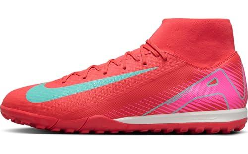 NIKE Mercurial Superfly 10 Academy, Sneaker Uomo, Ember Glow/Aurora Green, 42.5 EU