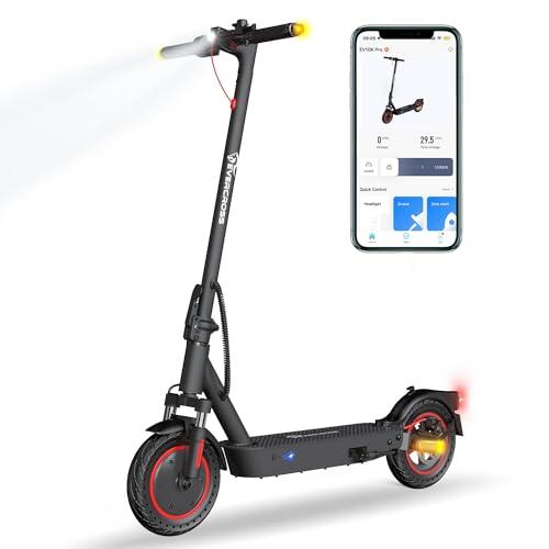EVERCROSS EV10K PRO Monopattino Elettrico Adulto, 10'' Scooter Elettrico Pieghevole, con Batteria 410WH, Velocità Max 25km/h, Controllo dell'app, Doppi Ammortizzatori
