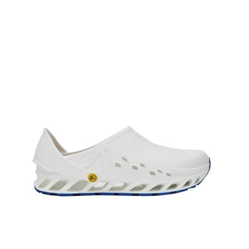 Scholl Evoflex, Scarpe da lavoro per settore medico Unisex - Adulto, Bianco, 38 EU