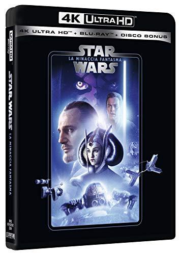 Star Wars 1 La Minaccia Fantasma Ultra-HD 4K (3 Blu-Ray)