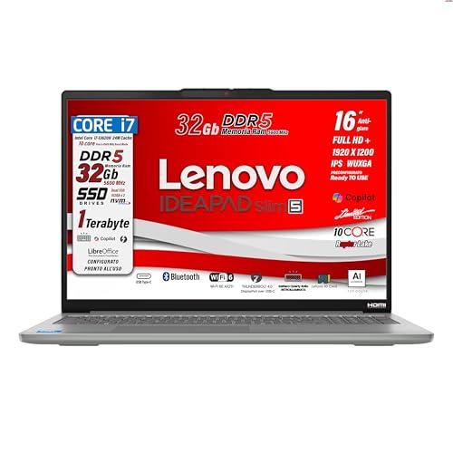 Lenovo, pc portatile Notebook, i7 13620H 13Th, DDR5 32Gb, Display WUXGA 16