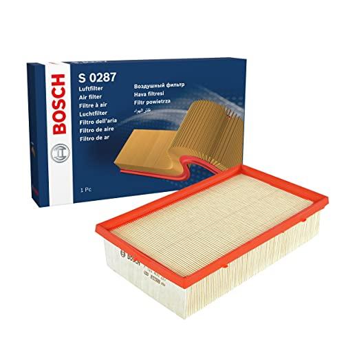 Bosch Filtro Aria per Auto S0287 - Trattiene le particelle solide all'esterno della presa d'aria - Resistente all'umidità ed altamente resistente alla trazione