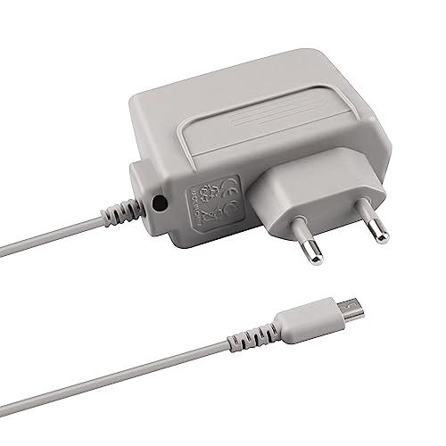 Xahpower Caricatore per DS Lite, Adattatore CA Compatibile con Nintendo DS Lite, Caricabatterie da Viaggio da Parete Cavo di Alimentazione Cavo di Ricarica (Grigio)