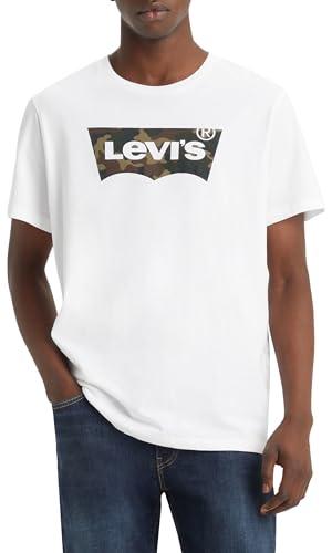 Levi's Housemark Graphic Tee, Uomo, Hm Ssnl Filll White, L
