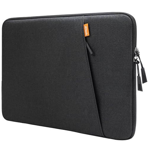JETech Borsa per PC da 13-14 Pollici MacBook Air/Pro (M4/M3/M2/M1) 2021-2025, 13-13,6 Pollici Laptop Notebook, Impermeabile Sleeve Antiurto Caso con Tasche (Nero)