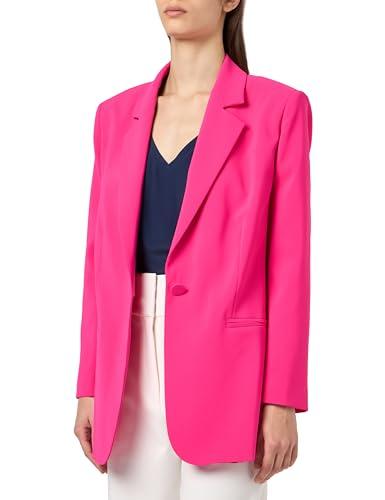 Pinko ESAGERATA Giacca Crepe Stretch con Bottone RICOPERTO