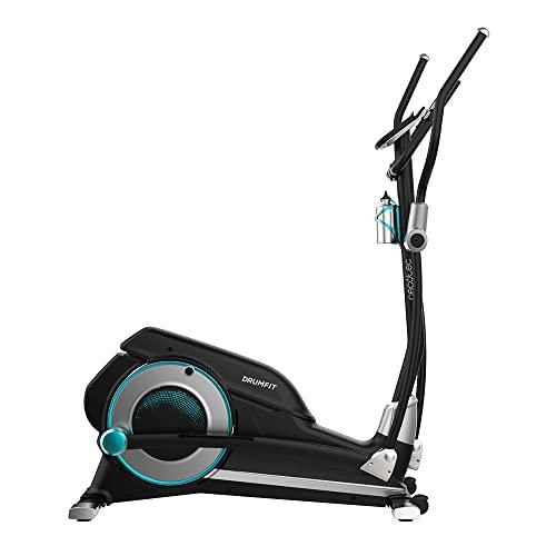 Cecotec Bicicletta Ellittica DrumFit Elliptical 9000 Eir Pro. Resistenza Magnetica Regolabile con Motore, Monitor LCD con Supporto per Dispositivi, Ruote di Trasporto, Bottiglia e Portabottiglie