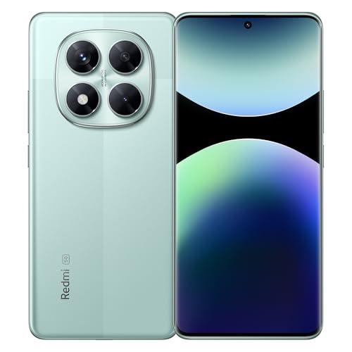 XIAOMI Smartphone Redmi Note 14 Pro 5G, 8+256GB, Verde, 5110mAh, 45W, Fotocamera AI di grado professionale da 200 MP, con caricabatterie, senza NFC