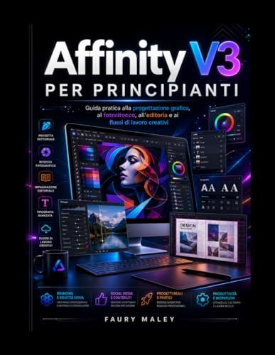 Affinity V3 per principianti: Guida pratica alla progettazione grafica, al fotoritocco, all'editoria e ai flussi di lavoro creativi