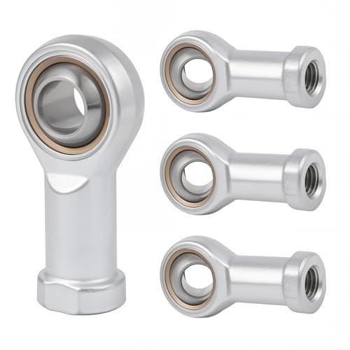 4Pcs Cuscinetti Estremità Stelo Cuscinetti Sferici Filettato Asta Fine Cuscinetto Sferico Stelo Filettatura Femmina Filettatura Destra Estremità (M14)