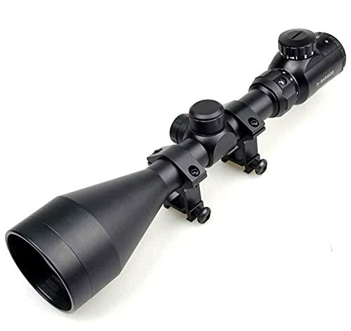 Topolenashop Mirino Ottico 3-9x56EG per Fucile e Carabina, Nero, Reticolo Illuminato