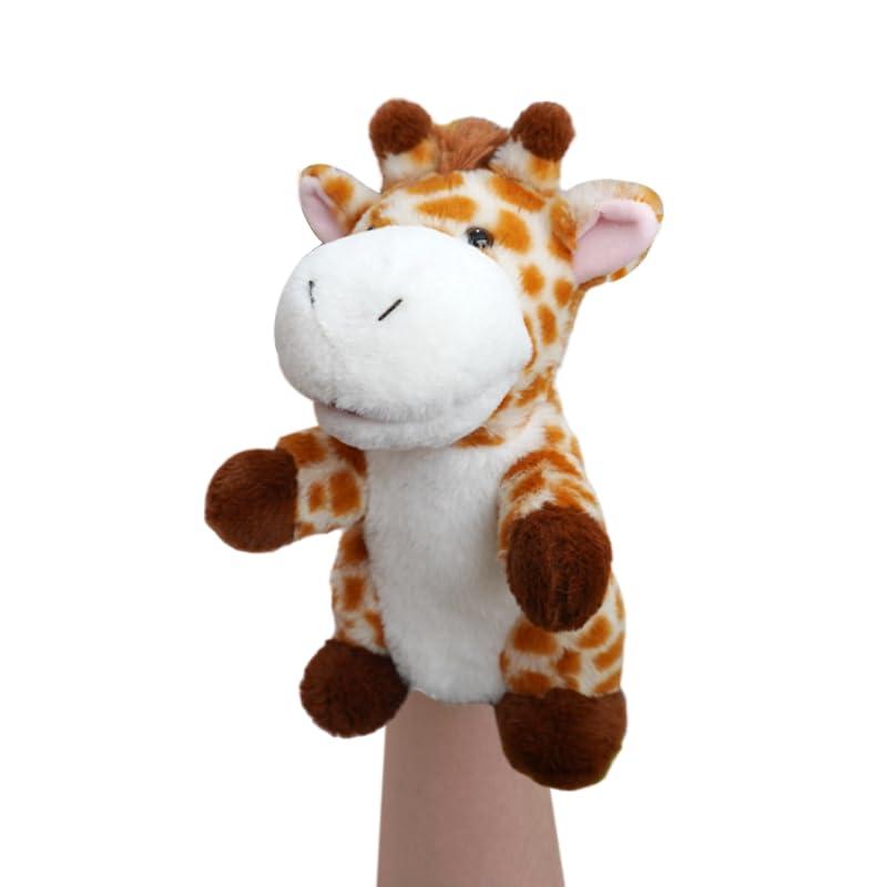 LOMTRATS 2024 Marionette a Mano con Animali per Bambini,Il Bambino Include Lupo Leone ecc.Bocche Aperte Mobili,Perfette per Raccontare storie,Insegnare,Scuola Materna,Regali di Compleanno