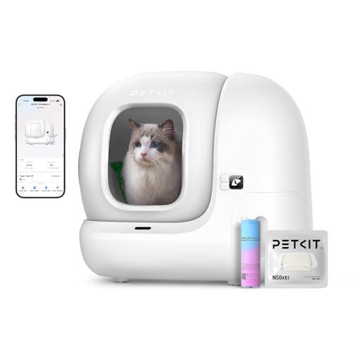 PETKIT Pura Max 2 Lettiera Gatto Autopulente, Lettiera Automatica per Gatti,Capacità Massima 76L,XSecure,Antiodore(Non Contiene Spray Deodorante)