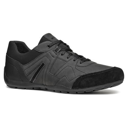 Geox U Ravex C, Scarpe da Ginnastica Uomo, Nero, 42 EU