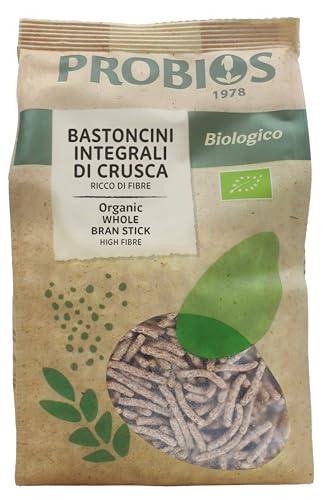Probios Bastoncini di Crusca di Grano - Alta Fonte di Fibre - Crusca di Grano Tenero Perfetti per Muesli e Cereali - 6 Confezioni da 250g